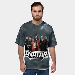 Футболка оверсайз мужская Avatar dark sky, цвет: 3D-принт — фото 2