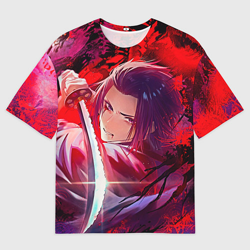 Мужская футболка оверсайз Сюгэн Ямада Асаэмон Адский рай / 3D-принт – фото 1