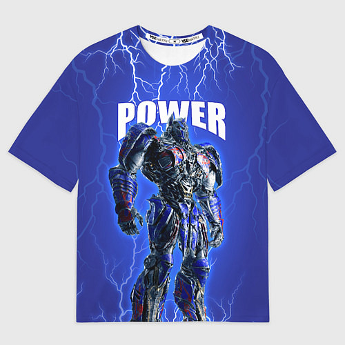 Мужская футболка оверсайз Трансформеры: Оптимус Прайм / 3D-принт – фото 1