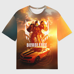 Мужская футболка оверсайз Трансформеры: Бамблби