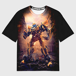Футболка оверсайз мужская Трансформеры: Бамблби, цвет: 3D-принт