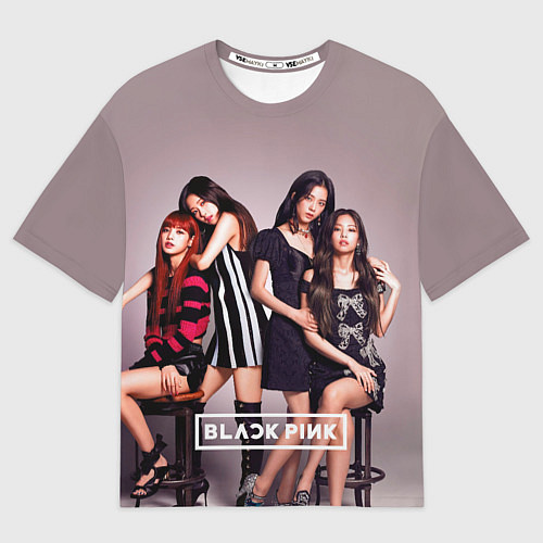 Мужская футболка оверсайз Blackpink kpop / 3D-принт – фото 1