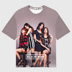 Футболка оверсайз мужская Blackpink kpop, цвет: 3D-принт