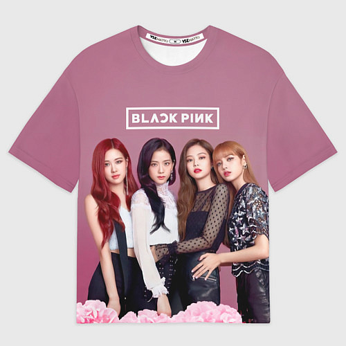 Мужская футболка оверсайз Blackpink girls / 3D-принт – фото 1