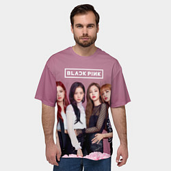 Футболка оверсайз мужская Blackpink girls, цвет: 3D-принт — фото 2