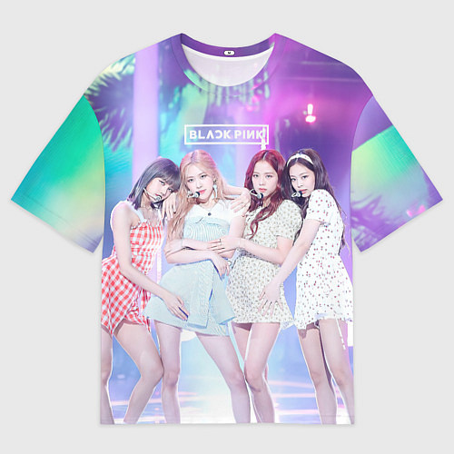 Мужская футболка оверсайз Blackpink girl style / 3D-принт – фото 1
