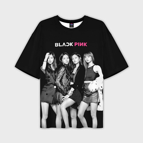 Мужская футболка оверсайз Blackpink Beautiful girls / 3D-принт – фото 1