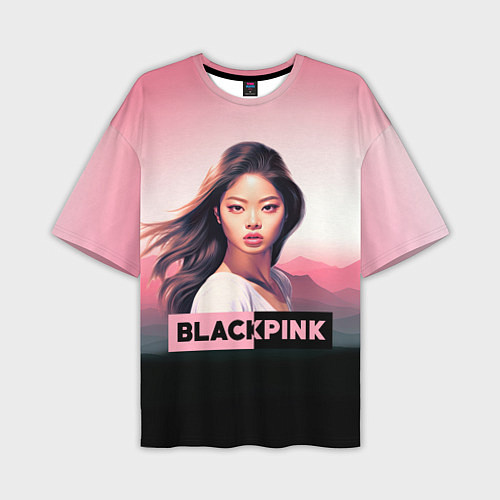 Мужская футболка оверсайз Солистка Blackpink / 3D-принт – фото 1