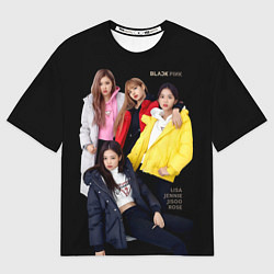Футболка оверсайз мужская Blackpink Bright jackets, цвет: 3D-принт