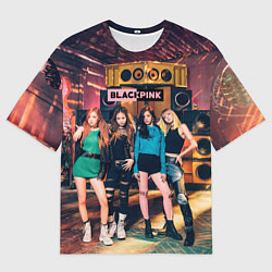 Мужская футболка оверсайз Blackpink girls poster