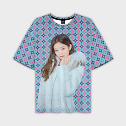 Футболка оверсайз мужская Blackpink Jennie Kim Blackpink winter style, цвет: 3D-принт