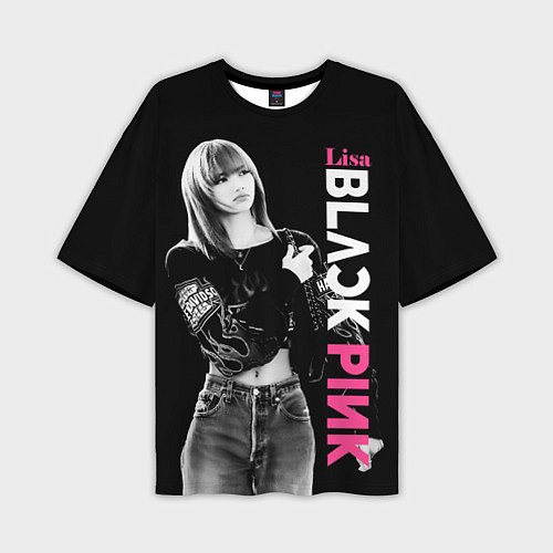 Мужская футболка оверсайз Blackpink Beautiful Lisa / 3D-принт – фото 1