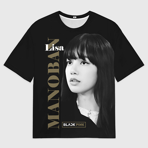 Мужская футболка оверсайз Beautiful Lisa / 3D-принт – фото 1
