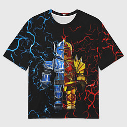 Футболка оверсайз мужская Рыцарь Roblox, цвет: 3D-принт