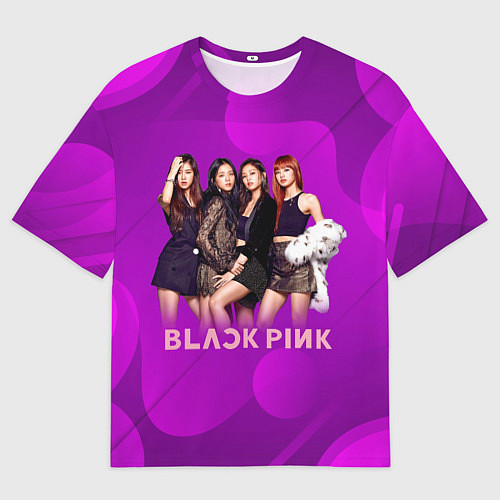 Мужская футболка оверсайз K-pop Blackpink girls / 3D-принт – фото 1