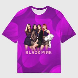 Футболка оверсайз мужская K-pop Blackpink girls, цвет: 3D-принт