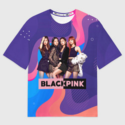 Футболка оверсайз мужская K-pop Blackpink girls, цвет: 3D-принт