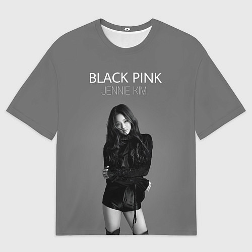 Мужская футболка оверсайз Blackpink - Jennie Kim / 3D-принт – фото 1