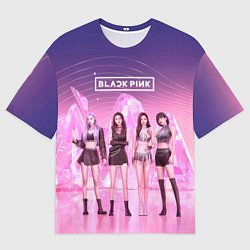 Мужская футболка оверсайз Блэкпинк на сцене