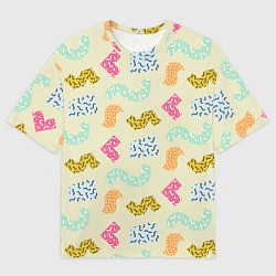 Мужская футболка оверсайз Color figures