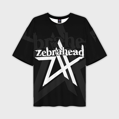 Мужская футболка оверсайз Zebrahead - logo / 3D-принт – фото 1