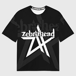 Мужская футболка оверсайз Zebrahead - logo