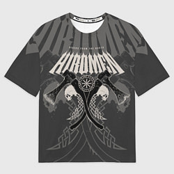 Мужская футболка оверсайз Vikings hirdmen