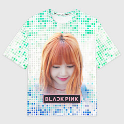 Футболка оверсайз мужская Lisa Blackpink, цвет: 3D-принт