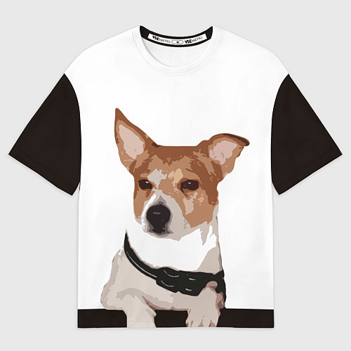 Мужская футболка оверсайз Джек-рассел терьер / 3D-принт – фото 1