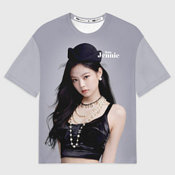 Мужская футболка оверсайз Blackpink Lady Jennie Kim