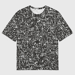 Мужская футболка оверсайз Art black