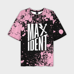 Футболка оверсайз мужская Stray kids - pink maxident, цвет: 3D-принт