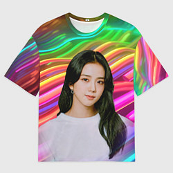 Мужская футболка оверсайз Jennie Kim Blackpink