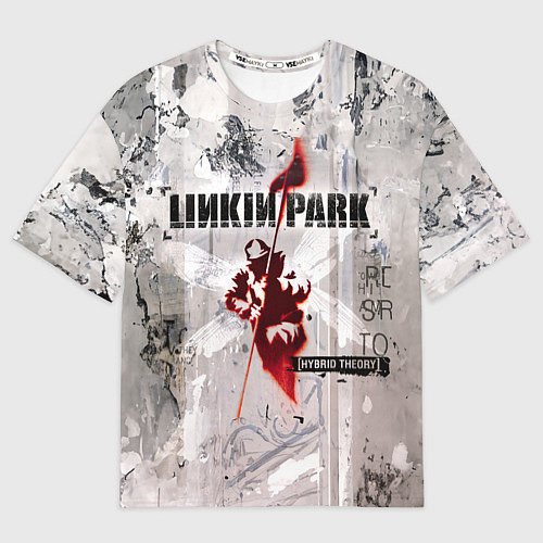 Мужская футболка оверсайз Linkin Park Hybrid Theory / 3D-принт – фото 1