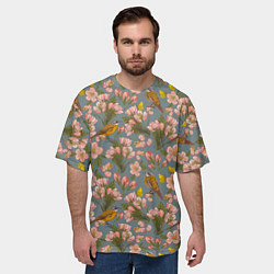 Футболка оверсайз мужская Жёлтые трясогуски, цвет: 3D-принт — фото 2