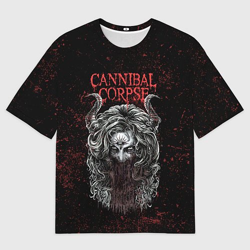 Мужская футболка оверсайз Cannibal Corpse art / 3D-принт – фото 1