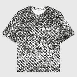 Мужская футболка оверсайз Black white style