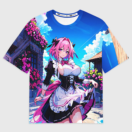 Мужская футболка оверсайз Астольфо служанка - Fate grand order / 3D-принт – фото 1