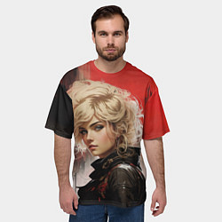 Футболка оверсайз мужская Смотрящая за районом, цвет: 3D-принт — фото 2