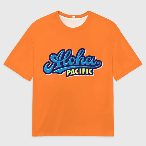 Мужская футболка оверсайз Aloha Pacific / 3D-принт – фото 1