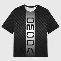 Мужская футболка оверсайз Omoda carbone