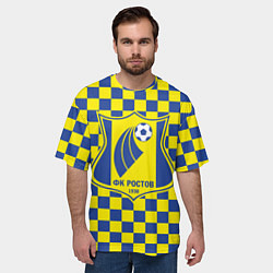 Футболка оверсайз мужская Ростов Футбольный Клуб, цвет: 3D-принт — фото 2