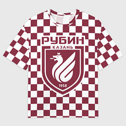 Футболка оверсайз мужская Рубин Казань, цвет: 3D-принт