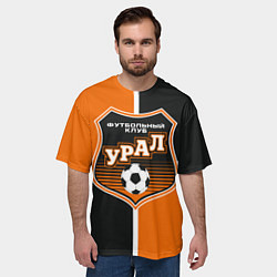 Футболка оверсайз мужская Урал ФК, цвет: 3D-принт — фото 2