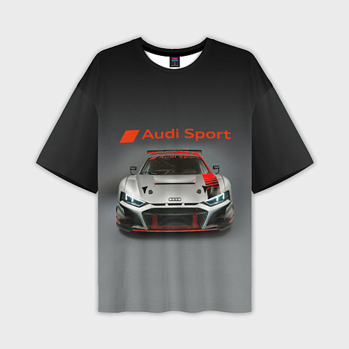 Мужская футболка оверсайз Audi sport - racing car - extreme / 3D-принт – фото 1