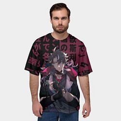 Футболка оверсайз мужская Wriothesley, цвет: 3D-принт — фото 2