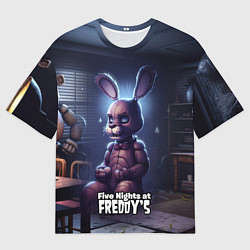 Мужская футболка оверсайз Бонни в комнате