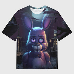 Мужская футболка оверсайз Bonnie FNAF