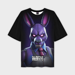 Мужская футболка оверсайз Bonnie FNAF