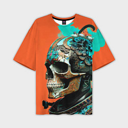 Мужская футболка оверсайз Art skull - irezumi - Japan